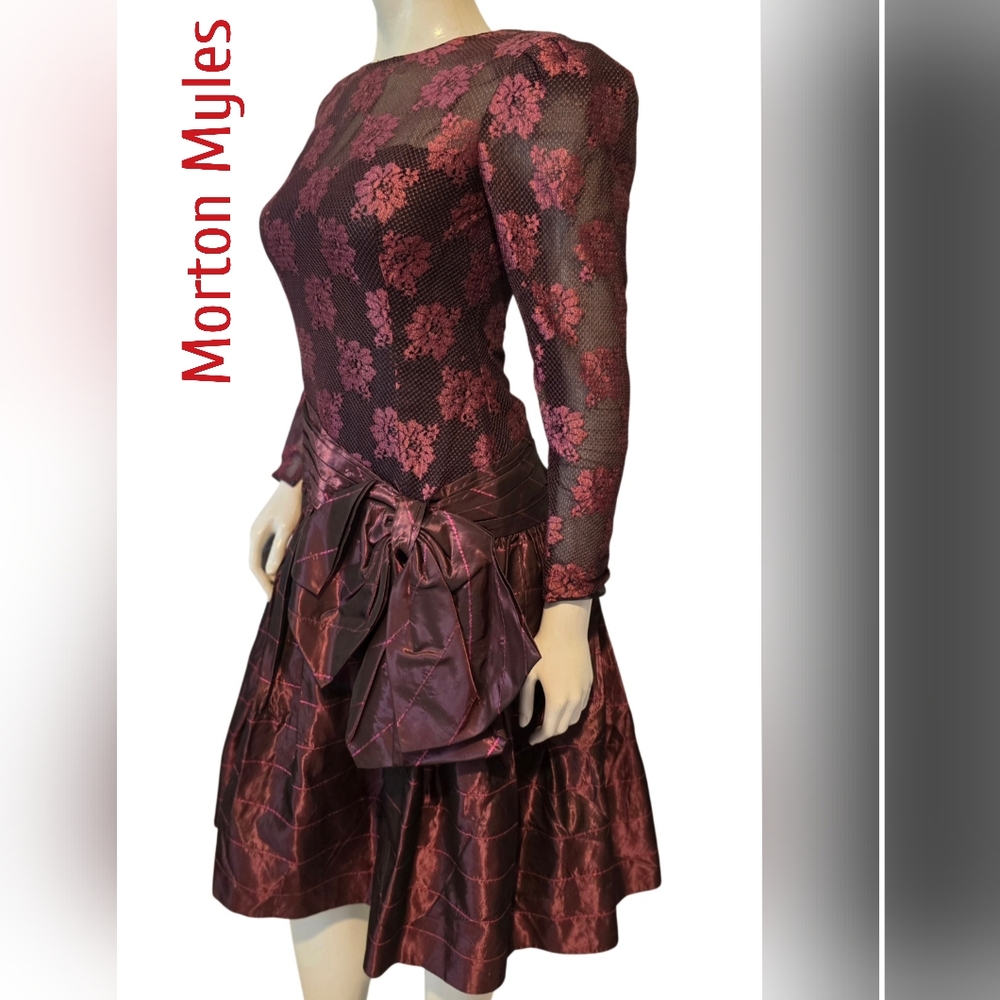 Designer Morton Myles Vintage 1980's Dress Size 4